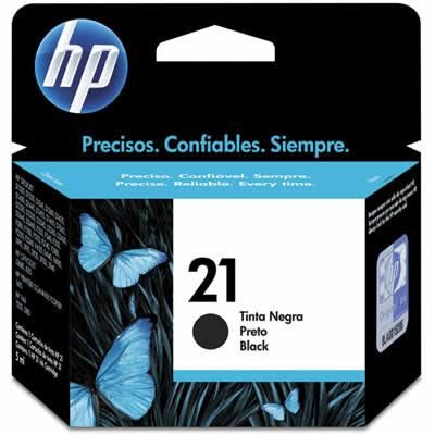 Cartucho hp 21 Preto Original