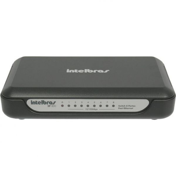 Switch 8 Portas Fast Ethernet com QoS